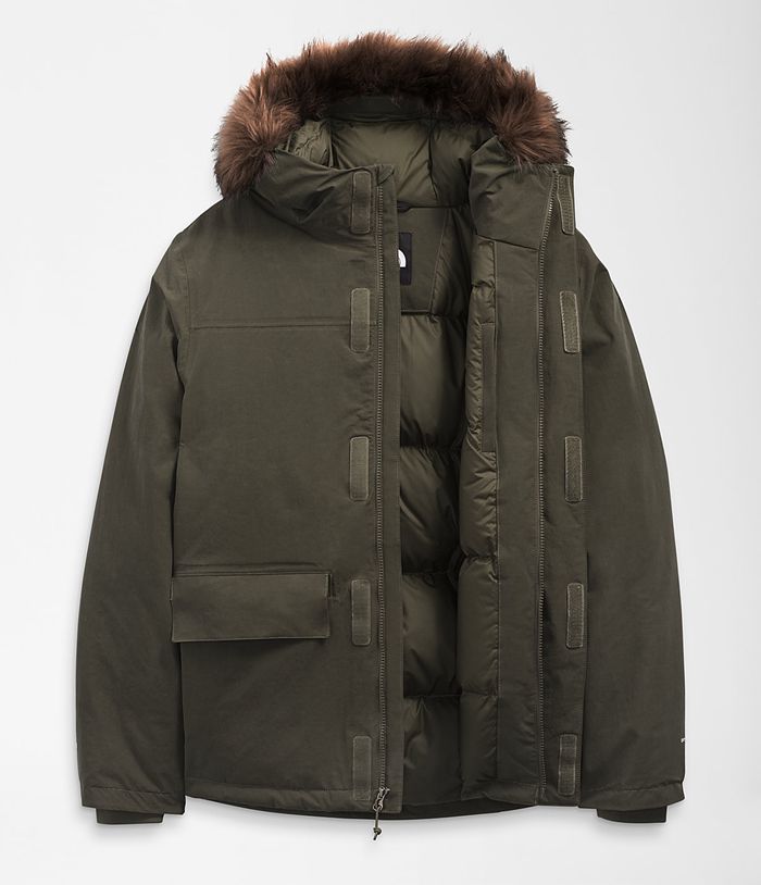 Parka pluma cheap north face hombre